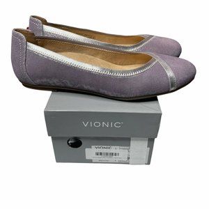 Vionic Spark Carroll Ballet Flats Orthotic 9.5 nwt the color is lavender